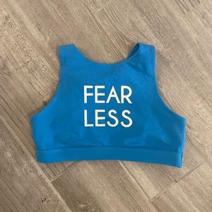 NWOT AERIE Neon Fearless Sports Bra, S